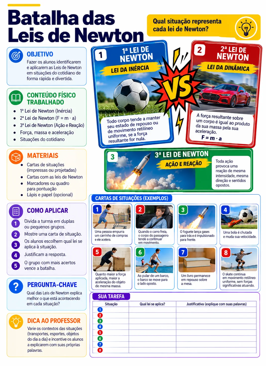 Página real da atividade Caça aos Vetores